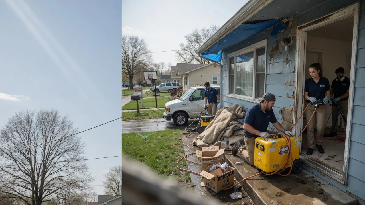Basement Flood Cleanup in Wolford, ND near me